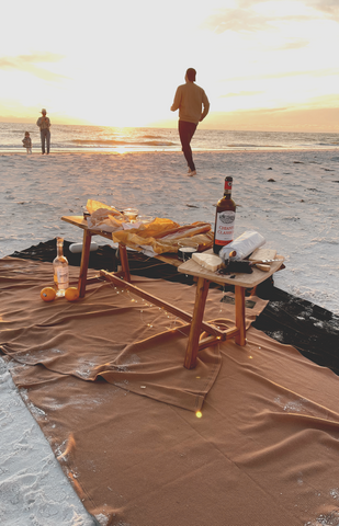 Gathering Blanket in Camel Block