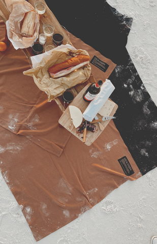 Gathering Blanket in Camel Block