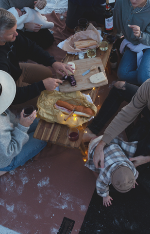 Gathering Blanket in Camel Block